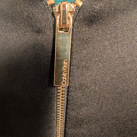 Calvin Klein Ruffle Neck Dress - Picture 3 of 10